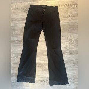 KORAL Los Angeles Black Low Rise Flared Trousers 26